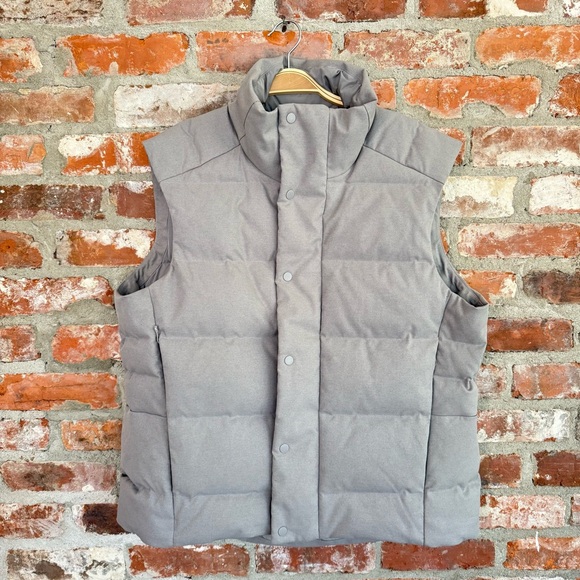 Lululemon Wunder Puff Vest‎ Gull Gray 600 Fill Down Puffer Size Medium